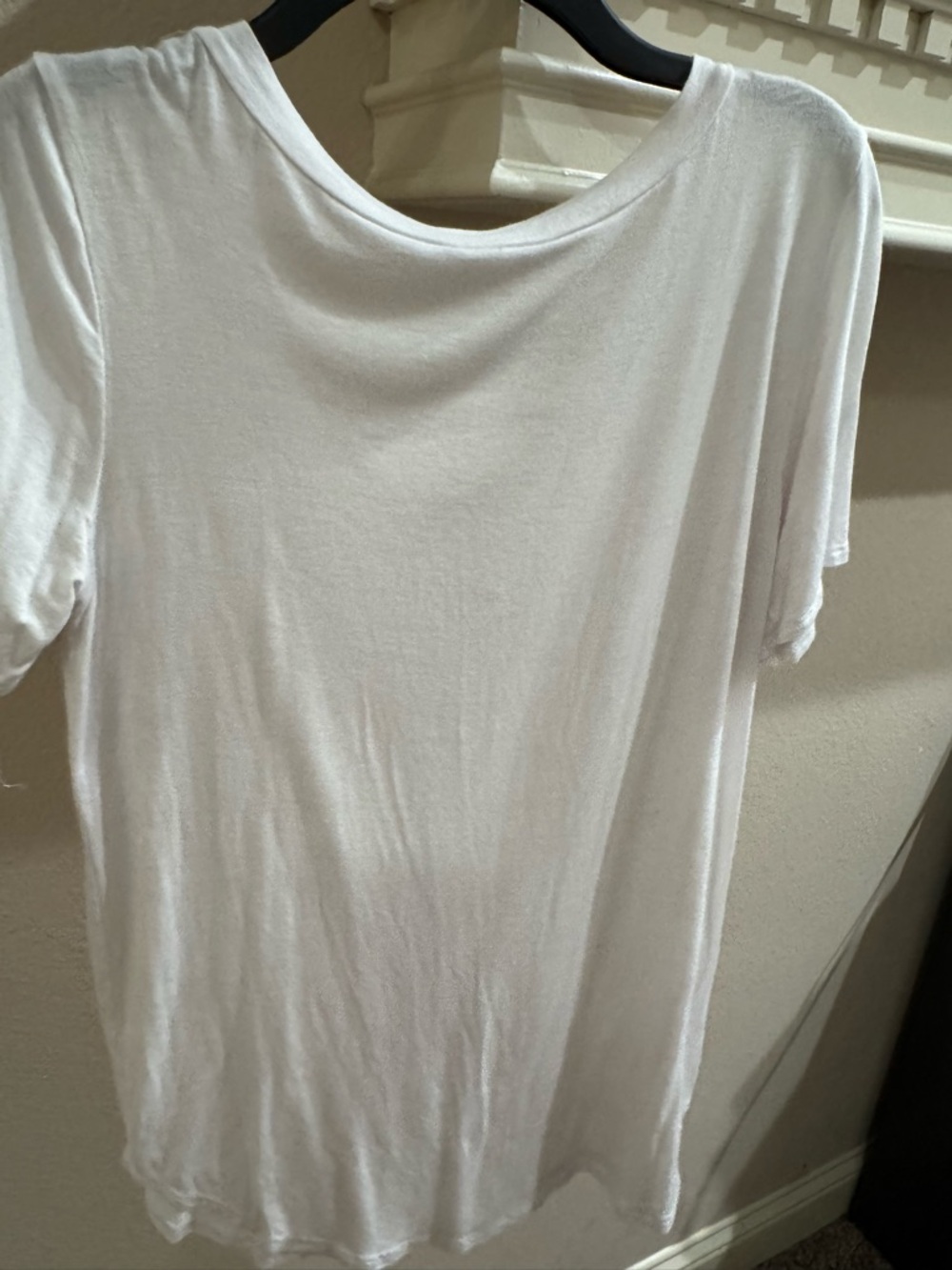 American Eagle Outfitters Soft & Sexy Ribbed White Tee